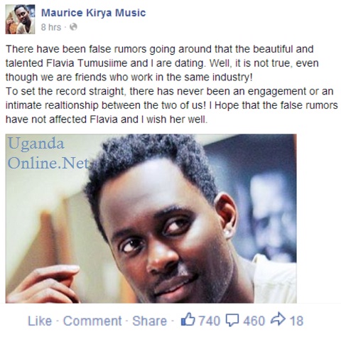 Maurice Kirya's post clearing the space