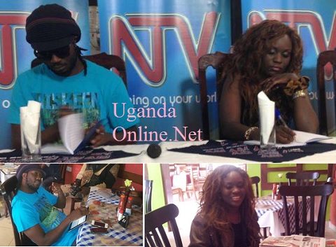 Talent XP judges Bebe Cool and Jackie in action 