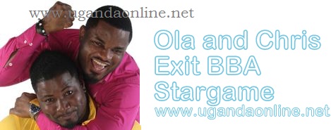 'Ola N Chris we miss u already' was the writing on the Stargame facebook wall in the house