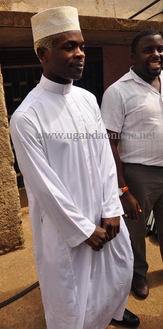 Omulangira Sssuna in Nakasero shortly after converting to Islam on Wednesday