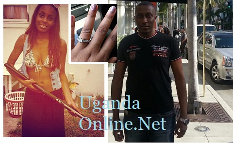Imani showing off her rifle and Roger in the US two months back when they met