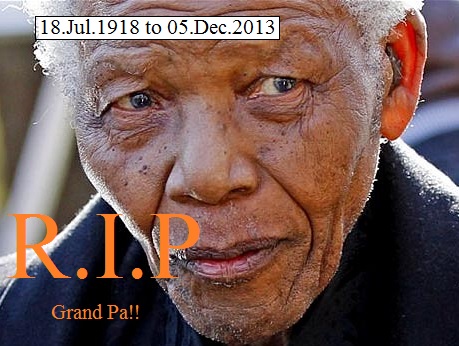Former South African President Nelson Mandela dies aged 95!