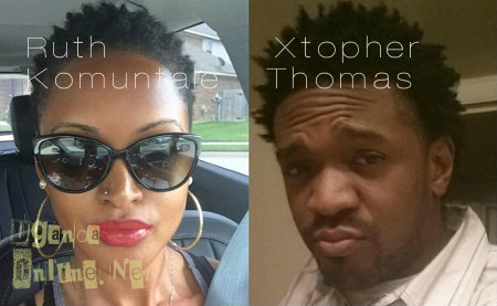 Ruth Komuntale and her ex Christopher Thomas