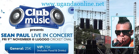 Sean Paul live in Concert at Lugogo Cricket Oval