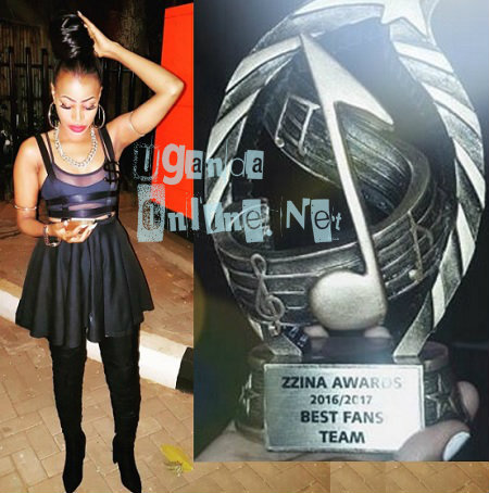 Sheebah is the Zzina 2016-2017 female artist