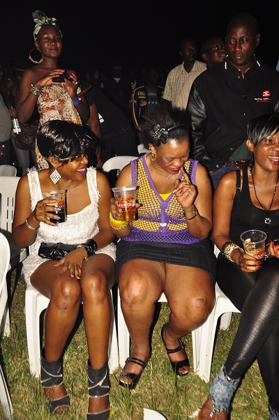 These were the front row babes at the flopped Sisqo-Azonto show