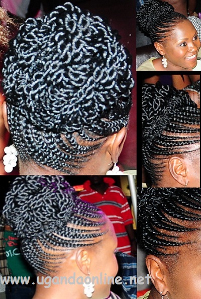 Sylvia Owori's hairstyle