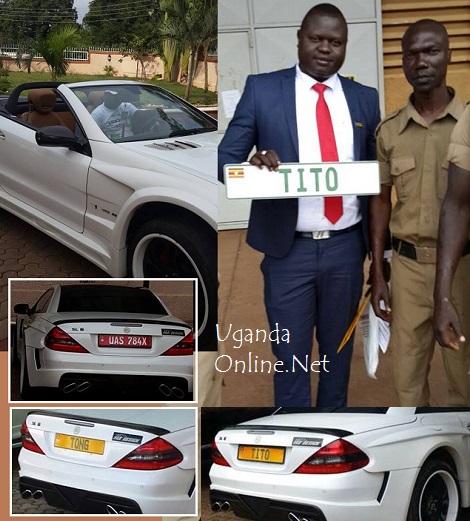 Tito Tong's Merc with three number plates