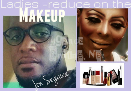 Jon Segawa advises ladies on earting too much makeup