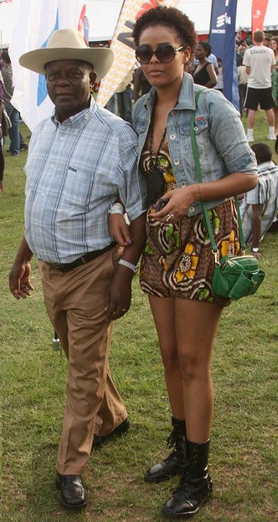 Tycoon Wavamunno and Daughter