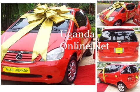 The prize car for the Miss Uganda 2013 winner at Kampala Serena Hotel