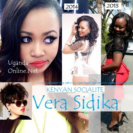 Kenyan socialite Vera Sidika all bleached