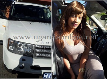 Zari Hassan in her latest Range Rover Sport that replaced the Hummer as her Introduction present