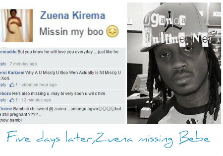 Zuena missing Bebe Cool